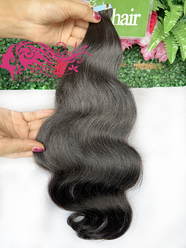 Raw Line Wavy Tape In Extension Raw Hair (50g/pack. 20pcs/pack)
